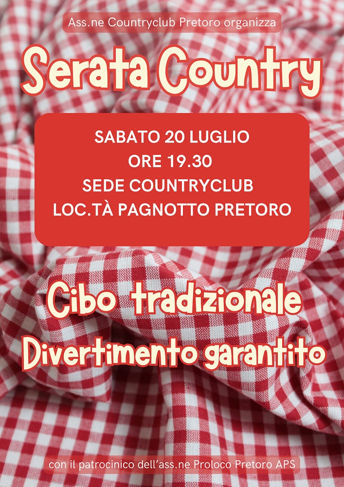 locandina Serata Country