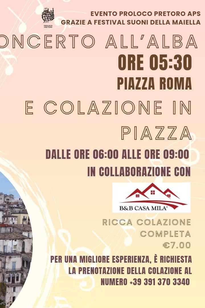 locandina Concerto all'Alba