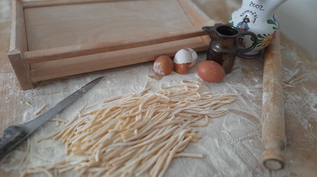 La pasta alla chitarra