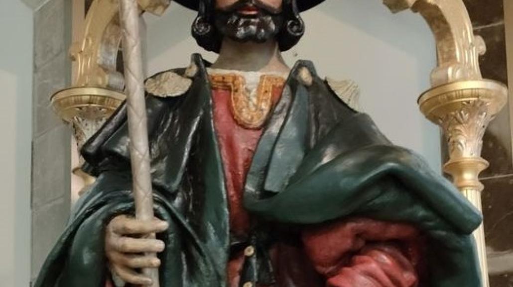 La statua di San Rocco