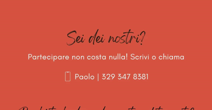 Sei dei nostri?