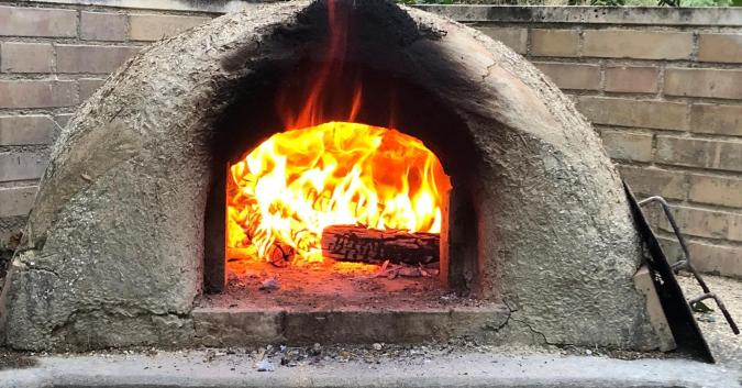 Forno in terra cruda