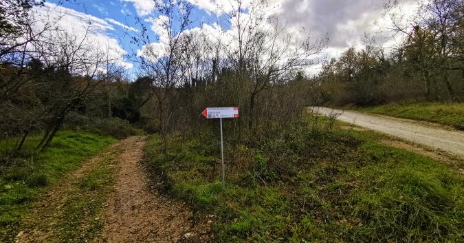 segnaletica sul percorso