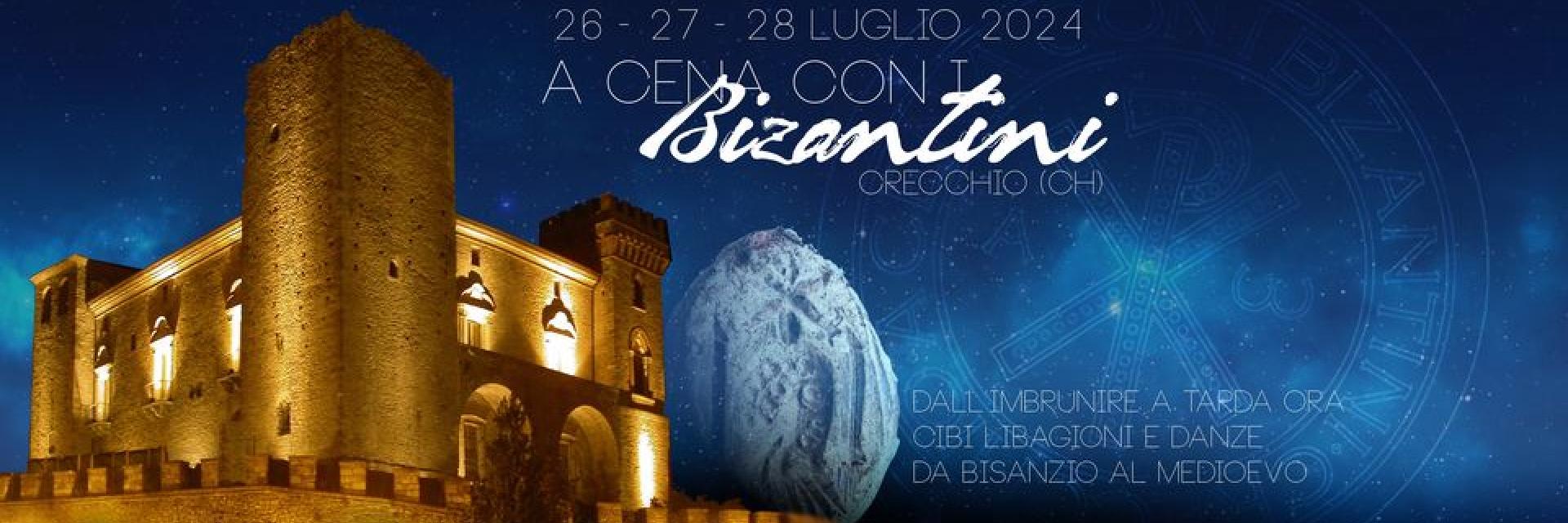 locandina A cena con i bizantini